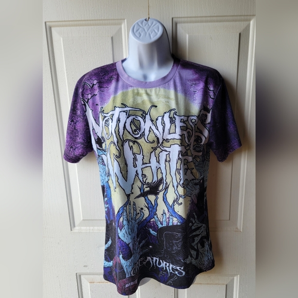 Hot Topic Tops - Motionless In White All Over Creatures Band Shirt Size Medium